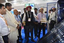 Union Minister Shri @PashupatiParas paid the visit to @NiftemHaryana pavilion at @worldfoodindia and interacted with the exhibitors. He commended the institute for delivering value education to food processing students.