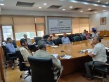 नई दिल्ली के पंचशील भवन में स्थित #MOFPI में केंद्रीय मंत्री श्री @PashupatiParas ने केंद्रीय राज्य मंत्री श्री @prahladspatel की उपस्थिति में #PMKSY के तहत मेगा फूड पार्क योजना की अंतर-मंत्रालयी अनुमोदन समिति (IMAC) की बैठक की अध्यक्षता की। बैठक में मेगा फूड पार्क की प्रगति से संबंधित समीक्षा की गई।