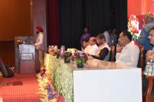 Union Minister of #MOFPI Shri Pashupati Kumar Paras addressed the three-day International Conference on "Millets for Achieving Nutritional and Economic Security" organised by @NiftemHaryana today as the Chief Guest. During which, Hon'ble Minister emphasised the benefits of #millets and the fact that they can produce under challenging conditions by providing solutions to many future challenges in food sector. He also invited the food processing professionals, innovators and food enthusiasts to the upcoming m