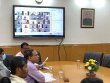 किसान भागीदारी प्राथमिकता हमारी अभियान के तहत मनाए जा रहे खाद्य प्रसंस्कऱण सप्ताह 2.0   के पांचवे दिन आज केंद्रीय मंत्री पशुपति कुमार पारस जी ने विडियो कॉन्फ्रेंसिंग के माध्यम से PMKSY की 75 परियोजनाओं का शुभारंभ किया ।