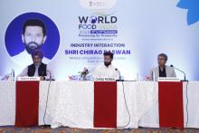  केंद्रीय खाद्य प्रसंस्करण उद्योग मंत्री श्री चिराग पासवान ने आज मुंबई में #WorldFoodIndia2024 पर आधारित 'इंडस्ट्री गोलमेज वार्ता' की अध्यक्षता की। कार्यक्रम में एग्री-फूड प्रोसेसिंग व संबद्ध क्षेत्र के प्रमुख तथा कई सूक्ष्म उद्यमियों ने हिस्सा लिया।