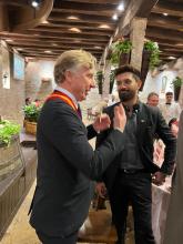 खाद्य प्रसंस्करण उद्योग मंत्री श्री चिराग पासवान ने फ्रांस में क्षेत्रीय दौरे के दौरान विभिन्न देशों के मंत्रियों के साथ खाद्य प्रसंस्करण उद्योग के विस्तार और नवीनीकरण से संबंधित वार्ता की। मंत्री जी ने #FoodProcessing सेक्टर से जुड़ी कई महत्वपूर्ण परियोजनाओं पर भी चर्चा की।