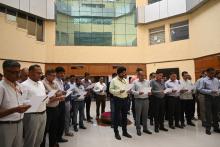 "मैं राष्ट्र की एकता, अखंडता और सुरक्षा को बनाए रखने के लिए खुद को समर्पित करता हूं..."   इस प्रतिबद्धता के साथ, #MOFPI के केंद्रीय मंत्री श्री चिराग पासवान ने #NationalUnityDay के उत्सव को चिह्नित करने और सरदार वल्लभभाई पटेल की विरासत का सम्मान करने के लिए आज पंचशील भवन, नई दिल्ली में मंत्रालय के अधिकारियों और कर्मचारियों को राष्ट्रीय एकता दिवस की शपथ दिलाई।