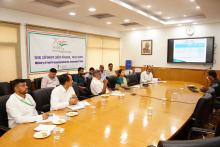 Union MoS Shri Prahlad Singh Patel chaired a review meeting of the Government e-Marketplace (GeM) in which the procurement through GeM for the Ministry was reviewed.