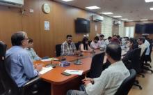 During #HindeepKhwada organized by the Department of Official Language, Ministry of Food Processing Industries, from 14 September 2022 to 28 September 2022, 'Ashubhashan Competition' was organized today.