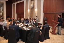 Union Minister of #MOFPI, Shri Chirag Paswan interacted with #Startups and innovators in Dubai today, engaging with visionary entrepreneurs and industry leaders who are driving food innovation. The discussions focused on leveraging India’s dynamic Startup ecosystem and UAE’s investment potential to foster cutting-edge advancements in the food-tech sector. 