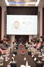 श्री चिराग पासवान, केंद्रीय मंत्री, #MOFPI ने आज दुबई में #Startups और इनोवेटर्स के साथ बातचीत की, जिसके दौरान मंत्री जी ने फूड इनोवेशन के दूरदर्शी उद्यमियों और इंडस्ट्री के प्रमुखों से भी वार्ता की। चर्चा में फूड-टेक सेक्टर में अत्याधुनिक प्रगति को बढ़ावा देने के लिए भारत के समृद्ध स्टार्टअप इकोसिस्टम और यूएई की निवेश क्षमता का लाभ उठाने पर ध्यान केन्द्रित किया गया। 