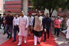 Union Minister of #MOFPI Shri Pashupati Kumar Paras addressed the three-day International Conference on "Millets for Achieving Nutritional and Economic Security" organised by @NiftemHaryana today as the Chief Guest. During which, Hon'ble Minister emphasised the benefits of #millets and the fact that they can produce under challenging conditions by providing solutions to many future challenges in food sector. He also invited the food processing professionals, innovators and food enthusiasts to the upcoming m