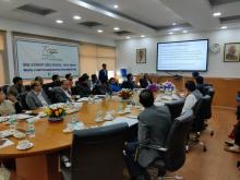 Today, the second meeting of the Hindi Advisory Committee was organized under the chairmanship of Union Minister Shri Pashupati Kumar Paras in the Ministry of Food Processing Industries located at Panchsheel Bhawan. Guidelines were given to the senior officials of #MOFPI institutions and ministry officials present in the meeting on using the official language as much as possible. Also praised the initiative taken by the Ministry for increasing use of official language and achieving the target.