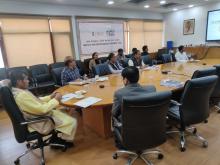 Union Minister of #MOFPI Shri Pashupati Kumar Paras chaired an Inter-Ministerial Empowered Committee (IMEC) meeting in the virtual presence of Union Minister of State Sushri Shobha Karandlaje at Panchsheel Bhawan today to review the projects under #PMFMEScheme.   #FoodProcessing