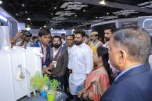 Union Minister Shri Chirag Paswan visited #MOFPIPavilion today, where he interacted with exhibitors & discussed latest innovations & developments in #foodprocessing sector. Hon'ble Minister's visit was seen as an encouraging gesture, showcased his support for sector's growth.
