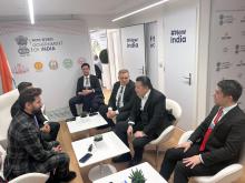 Union Minister of #MOFPI Shri Chirag Paswan  had an interaction with Mr Chris Soopakij Chearavanont, Chairman, CP Group at #WEF25 in Davos. Their discussion focused on exploring value addition opportunities in the food processing sector. 