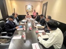 Union Minister of #MOFPI, Shri Chirag Paswan , chaired a review meeting of #PMFMEScheme in Uttar Pradesh and assessed the progress made in strengthening the #FoodProcessing sector in the state.During the meeting, Hon'ble Minister emphasized the scheme's contribution to economic growth and appreciated its crucial role in promoting rural entrepreneurship, encouraging value addition, and fostering innovation at the grassroots level.   #WorldFoodIndia2025  #ProcessingForProsperity