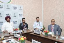 Minister of State for Food Processing Industries, Shri Ravneet Singh Bittu today interacted with the beneficiaries of #PMFMEScheme during #WorldFoodIndia2024 and appreciated the inspiring efforts made by them in the #FoodProcessing sector.  #ProcessingForProsperity