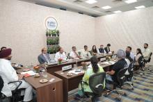 Minister of State for Food Processing Industries, Shri Ravneet Singh Bittu today interacted with the beneficiaries of #PMFMEScheme during #WorldFoodIndia2024 and appreciated the inspiring efforts made by them in the #FoodProcessing sector.  #ProcessingForProsperity