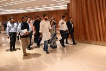Union Minister of #MOFPI, Shri Chirag Paswan, visited Bharat Mandapam today to take stock of preparations for the upcoming mega food event World Food India , to be held from September 19-22, 2024. He instructed the officials of the Ministry and representatives from FICCI  and @investindia  to leave no stone unturned to make the event a global success.