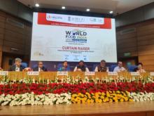 एक वैश्विक कार्यक्रम-प्रदर्शन, संयोजन, सहभागिता   नवंबर 2023 में आयोजित होने वाले #WorldFoodIndia2023 के पूर्वावलोकन कार्यक्रम के दौरान केंद्रीय मंत्री श्री @PashupatiParas एवं केंद्रीय राज्य मंत्री श्री @prahladspatel ने वर्ल्ड फूड इंडिया की वेबसाइट एवं ब्रोशर का शुभारंभ किया।