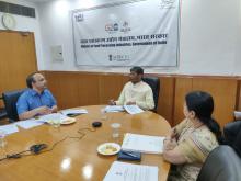  Union Minister of #MOFPI Shri Pashupati Kumar Paras chaired the Project Approval Committee (#PAC) meeting at Panchsheel Bhawan in New Delhi today, during which project proposals under the #CEFPPC Scheme were discussed.