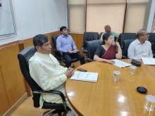 Union Minister of #MOFPI Shri Pashupati Paras presided over a review meeting at Panchsheel Bhawan today to discuss preparations for the upcoming mega food event @worldfoodindia, which will be held from November November 3–5, 2023, at Pragati Maidan, New Delhi. Senior Ministry Officials and representatives from @ficci_india, @EY_India, and @investindia briefed the Hon'ble Minister on the event's preparations.