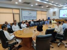 आज नई दिल्ली के पंचशील भवन में स्थित #MOFPI में #WorldFoodIndia2023 पर समीक्षा बैठक आयोजित हुई, जिसकी अध्यक्षता केंद्रीय मंत्री श्री पशुपति कुमार पारस ने की। बैठक के दौरान अगले माह आयोजित होने वाले मेगा फूड इवेंट #WFI2023 की तैयारियों पर चर्चा की गई।   बैठक में मंत्रालय के वरिष्ठ अधिकारियों तथा @ficci_india, @EY_India व @investindia के अधिकारियों ने इस इवेंट से जुड़ी जानकारी विस्तारपूर्वक साझा की और 'वर्ल्ड फूड इंडिया' से जुड़े अन्य विषयों पर वार्ता की।