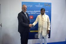 Union Minister Shri @PashupatiParas met with HE Georges Bouchikian, Minister of Industry, Lebanon on the sidelines of @worldfoodindia and discussed the areas of collaboration to enhance trade and investments in the food processing and allied sectors in India.   #WorldFoodIndia2023