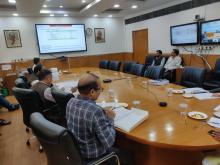 Union Minister of #MOFPI Shri Pashupati Kumar Paras chaired an Inter-Ministerial Empowered Committee (IMEC) meeting in the virtual presence of Union Minister of State Sushri Shobha Karandlaje at Panchsheel Bhawan today to review the projects under #PMFMEScheme.   #FoodProcessing