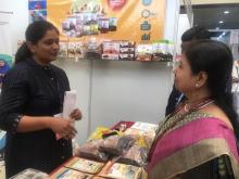 Smt. Anita Praveen, Secretary, Ministry of Food Processing Industries, Government of India interacted with Micro Food Processing Enterprises showcasing food products