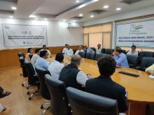 Union Minister of #MOFPI Shri Pashupati kumar Paras presided over a review meeting at Panchsheel Bhawan today to discuss preparations for upcoming mega food event @worldfoodindia, which will be held from November 3–5, 2023, at Pragati Maidan, New Delhi.   Senior Ministry officials and representatives from @ficci_india, @EY_India, and @investindia briefed the Hon'ble Minister on the preparations for the event.