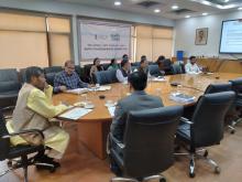 Union Minister of #MOFPI Shri Pashupati Kumar Paras chaired an Inter-Ministerial Empowered Committee (IMEC) meeting in the virtual presence of Union Minister of State Sushri Shobha Karandlaje at Panchsheel Bhawan today to review the projects under #PMFMEScheme.   #FoodProcessing