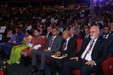 Mega food event @worldfoodindia has been inaugurated at Bharat Mandapam, New Delhi, marking the beginning of a global platform for food industry innovation, collaboration, and growth. The inaugural session was graced by the presence of Shri @JoshiPralhad, Union Minister of Consumer Affairs, Food and Public Distribution,  Shri @iChiragPaswan, Minister of Food Processing Industries, & Shri @RavneetBittu, Minister of State, MoFPI & Railways highlighting the government's commitment to transforming India into a 