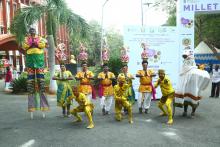 Cultural performances at Millet Mahotsav