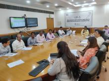  Union Minister of #MOFPI Shri @PashupatiParas chaired an Inter-Ministerial Empowered Committee (IMEC) meeting at Panchsheel Bhawan today to review the projects under #PMFMEScheme.  #AKAM #WFI2023 #IYM2023