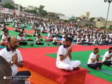  अंतर्राष्ट्रीय योग दिवस के अवसर पर केंद्रीय मंत्री श्री पशुपति कुमार पारस जी शासकीय इंटर कॉलेज परिसर हस्तिनापुर, मेरठ में आयोजित समारोह में शामिल हुए।  #YogaforHumanity #IDY2022 #75IconicIDYLocations