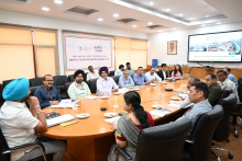 Union Minister of State for #MOFPI, Shri Ravneet Singh Bittu , chaired a review meeting with senior officials at Panchsheel Bhawan, New Delhi, today to discuss the progress of all ongoing schemes and future plans of the ministry.