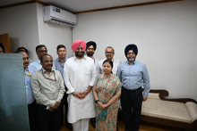 Union Minister Shri Ravneet Singh Bittu assumed charge as Minister of State for Food Processing Industries at Panchsheel Bhawan, New Delhi, today.
