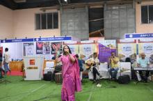 सांस्कृतिक कार्यक्रमों का आयोजन किया