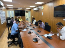 Hindi essay competition was organized under Hindi fortnight by the Department of Official Language, Ministry of Food Processing Industries. Officers and employees of the Ministry participated in this competition. #hindipakhwara